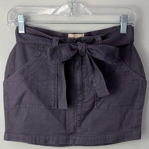 Vintage Canvas Surplus / Denim Belted Mini Skirt NEW!